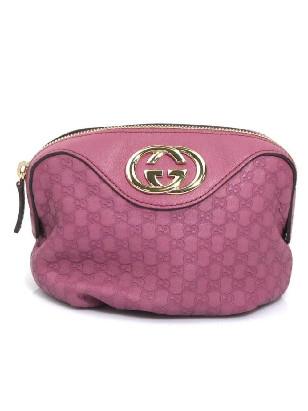 Gucci Pouch Micro Leather Pink